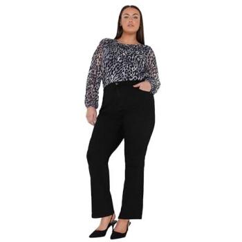 Jean droit Curve Fit noir Evans