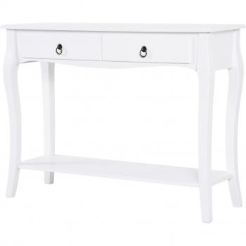 Benzoni Tavolo Consolle Ingresso Standard Bianco Opaco 100x33x76 cm