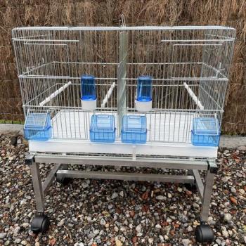 Galvanized 2‑Gallon Breeder Cage