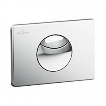 Placa de descarga Villeroy & Boch ViConnect E100, 2 funciones, 205 x 145 x 22 mm