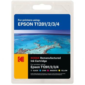 Kodak Supplies 185E012821 Ink Cartridge, Compatible with Epson SX125, C13T12854012