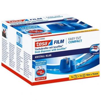 Tesa Klebebandspender Easy Cut® Compact 19 mm blau