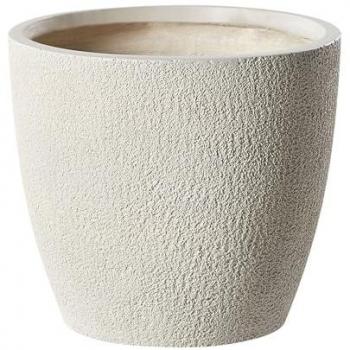 Vaso Argilla Bianco Sporco 36x36x32 – Esterni e Interni