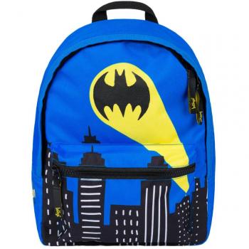 BAAGL Předškolní batoh Batman modrý - Dětský batoh s hrudním pásem