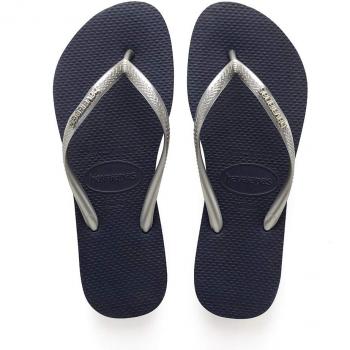 Havaianas Slim Logo Metallic, Chanclas para Mujer, Talla 35/36 EU