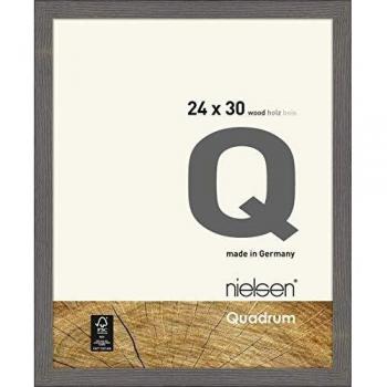 Quadratischer Bilderrahmen aus Holz, 24×30 cm, Farbton Lehmbraun – Nielsen