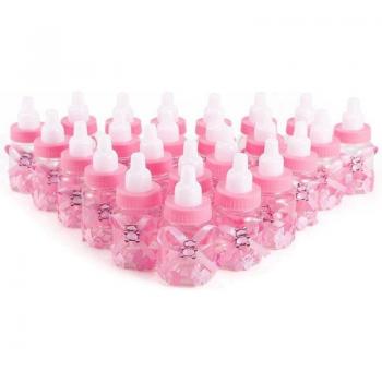24 Rhinestone Baby Bottles for Baby Girl Baptism