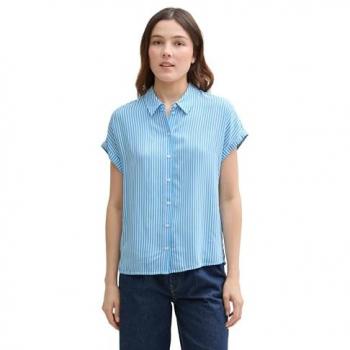 Camicia Tom Tailor Denim Donna Blu Chiaro