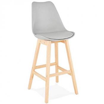 Tabouret scandinave Camila gris