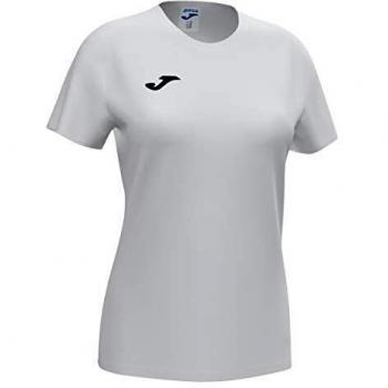 Camiseta Joma Academy Mujer Manga Corta Blanca
