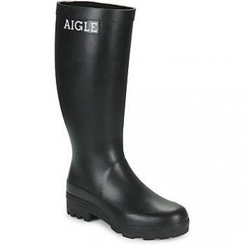 Aigle Atelier Black Rain Boots for Men UK 9.5