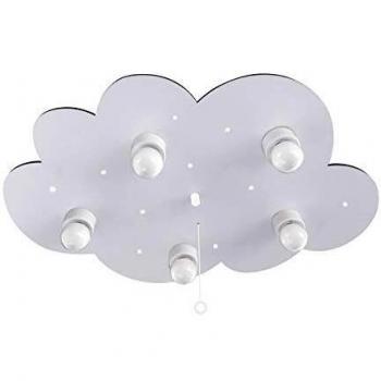 Plafonnier Nuage 5 Lampes Gris – Waldi-Leuchten