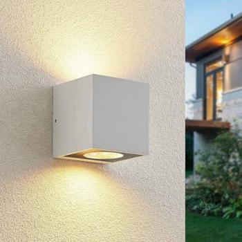 Arcchio Tassnim Outdoor Wall Light - Aluminium, 2-Bulb