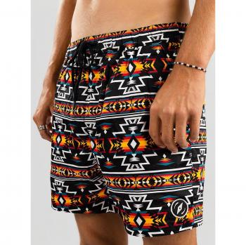 Dravus Venue Black Geo Shorts