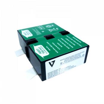 V7 USV-Akku - RBC124 Ersatzakku - APC RBC124 - 24 V - 1 Stück - Schwarz - Metallisch - 9000 mAh