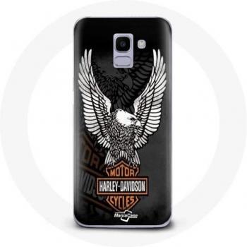 Coque pour Samsung Galaxy A6 2018 logo Harley Davidson aigle