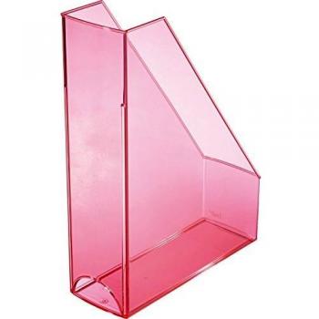 Helit Stehsammler Economy Transparent – Rote Transparenz