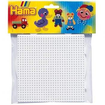 HAMA Midi Plaques Sachet 2 plaques carrées et rondes