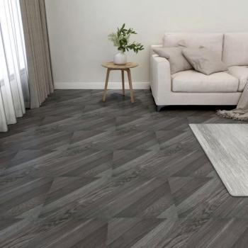 VidaXL Selbstklebende PVC-Fliesen 55 Stk. 5,11 m² Grau Gestreift
