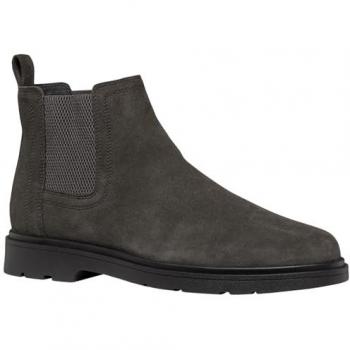 Geox Men's Gray Chelsea Boots - Size 9 UK