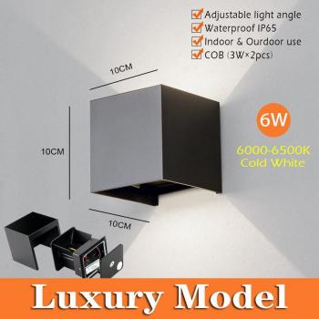 Indoor & Outdoor 6W LED Wall Lamp