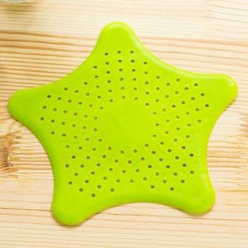 Star-Shaped Drain Cover for Hair Catching