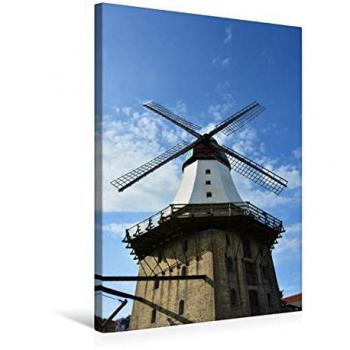Renate Grobelny Leinwanddruck „Die Mühle Amanda“ (50 × 75 cm) – CALVENDO Premium Textil
