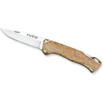 Navaja Alpina 062 Miguel Nieto 18,5 cms - Hoja de acero de 8 cms, mango de cromo duro y madera de abedul