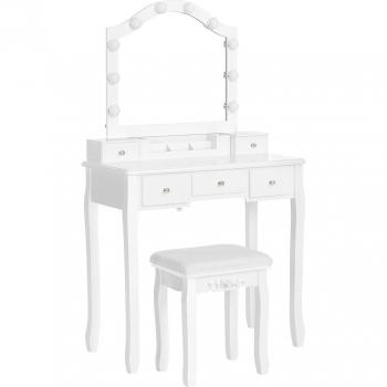 Vasagle Coiffeuse & Tabouret Remblé