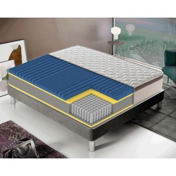 Piazza e Mezza 120x190 – Materasso a Molle Insacchettate & Memory Foam, 7 Zone, Ortopedico, 27 cm
