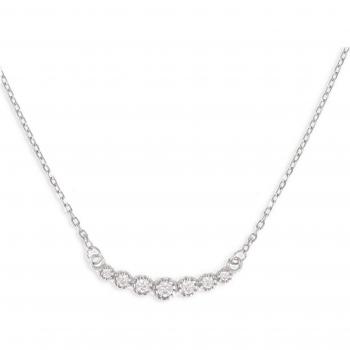 Collier de Plata 'Sissi' Blanco y Brillante