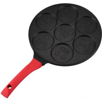 Casserole à omelette visage joyeux
