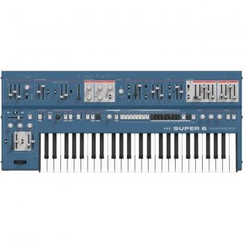 UDO Super 6 12-Voice Polyphonic Binaural Hybrid Synthesizer - Black