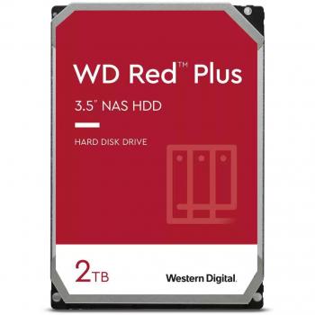 Western Digital Red Plus 2TB 3.5 NAS Hard Drive (SATA) – 5400 RPM, 64MB Cache