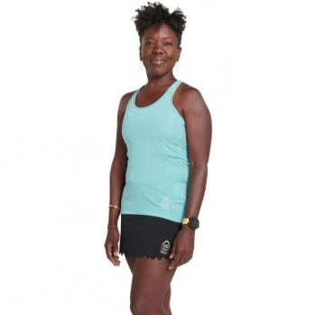 Cirrus Women's Singlet by Ultimate Direction - Vintage Turquoise, Size Small