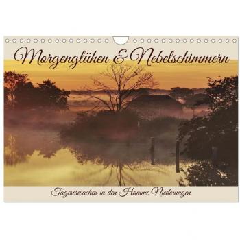 Morgenglühen & Nebelschimmer (Wandkalender 2025 DIN A4 quer) CALVENDO Monatskalender