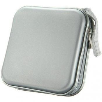 40-Disc Capacity CD DVD Organizer Case