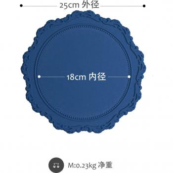 Piping Edge Dessert Plate