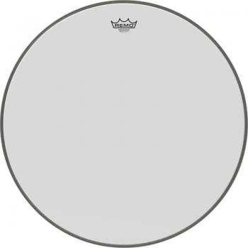 Remo 24 Ambassador Bass Drumhead - Smooth White