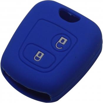 Silicone Rubber Key Case for Peugeot 107 206 307 207 408 - 2 Buttons