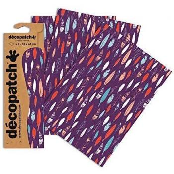 Papier Decopatch (pochette de 3 feuilles) RÉF 694