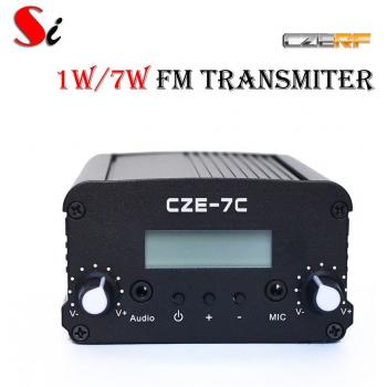 CZE-7C 1W 7W Stereo PLL FM Transmitter with TNC Port