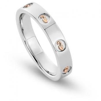 Clogau Women's Sterling Silver Minimalist Band Ring