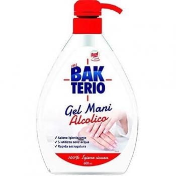 Dual Bakterior Bakterio Gel Mani Detergente Alcolico 600ml