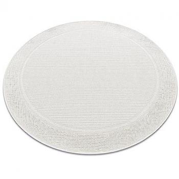 White Round Timo 150cm Outdoor Carpet