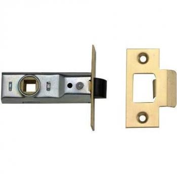 Yale Tubular Mortice Latch Polished Brass 64mm