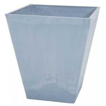 Mega Collection Ecostone Grey Square Planter – 41 × 45 cm