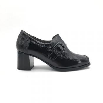 Zapatillas Pitillos negras modelo 5403 para mujer con tacón alto