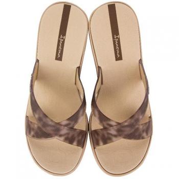Slapi cu wedge Ipanema High Fashion Slide Fem Bej
