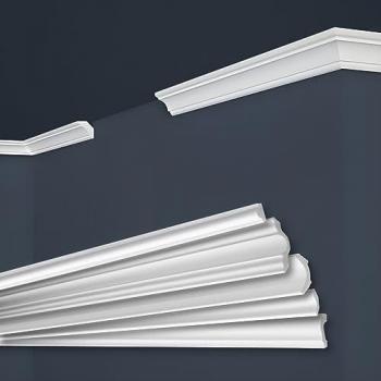 Cornici E-23 in XPS Polistirolo Bianco per Soffitto e Pareti
